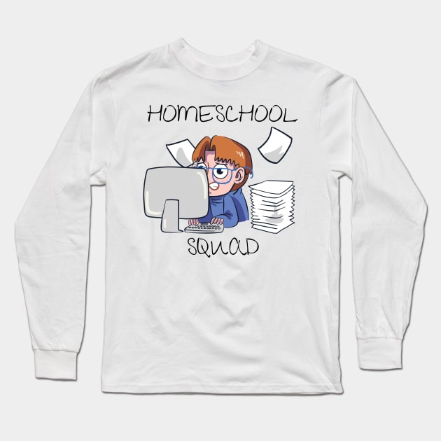 Chaotic Homeschool Squad Long Sleeve T-Shirt by casualism